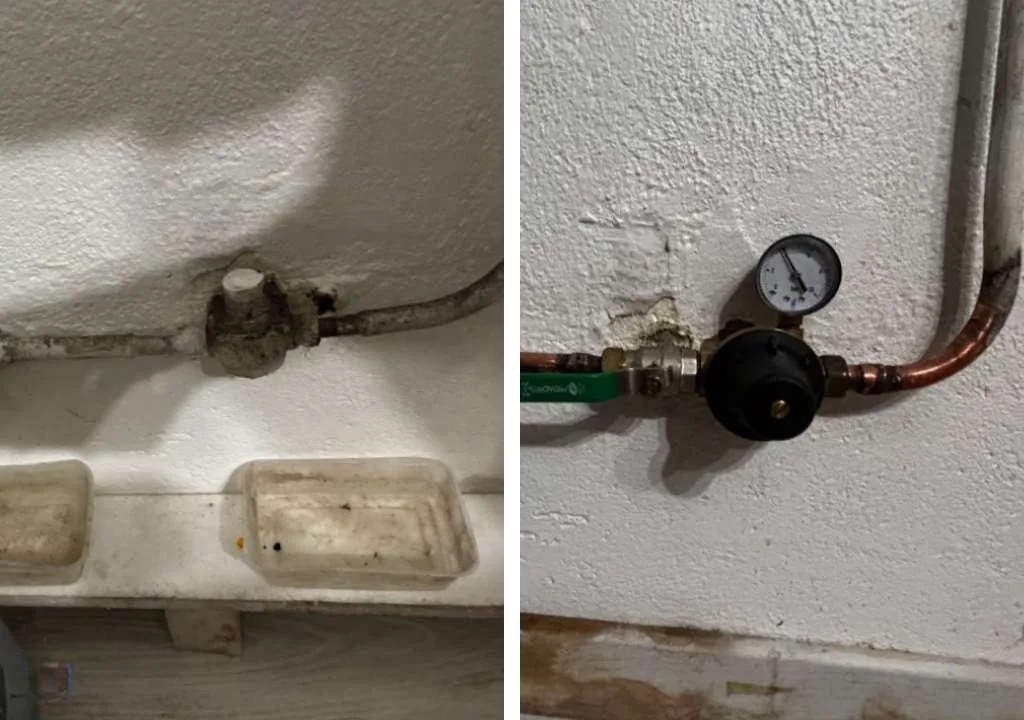 Installation réducteur de pression à Etalondes