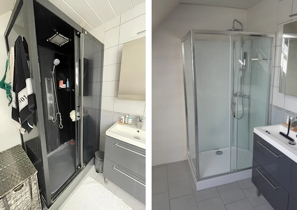 Remplacement de cabine de douche à Woincourt