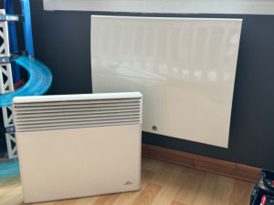 Installation chauffage électrique moderne