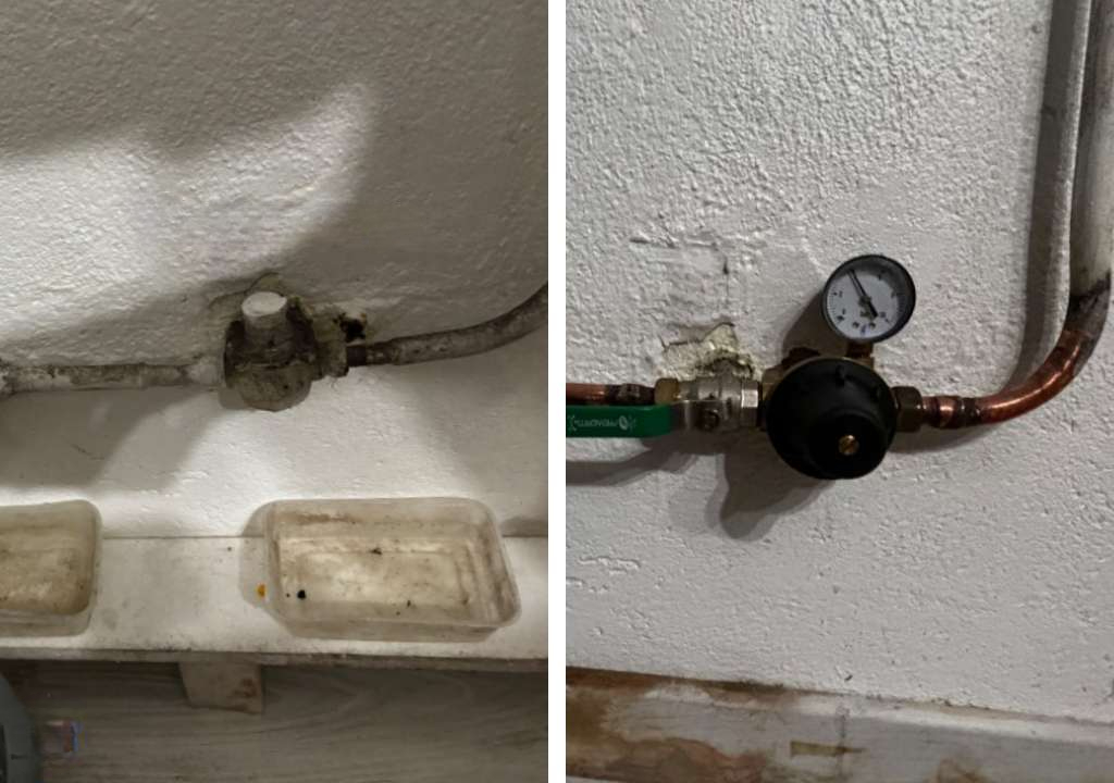 Installation réducteur de pression