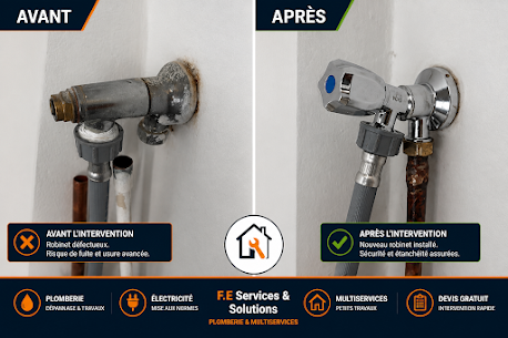 Remplacement d’un robinet de machine à laver à Mers les bains